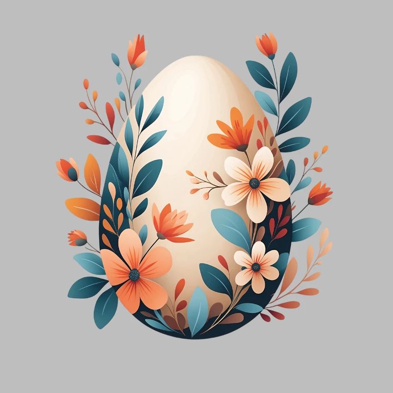 Spring Flower Egg