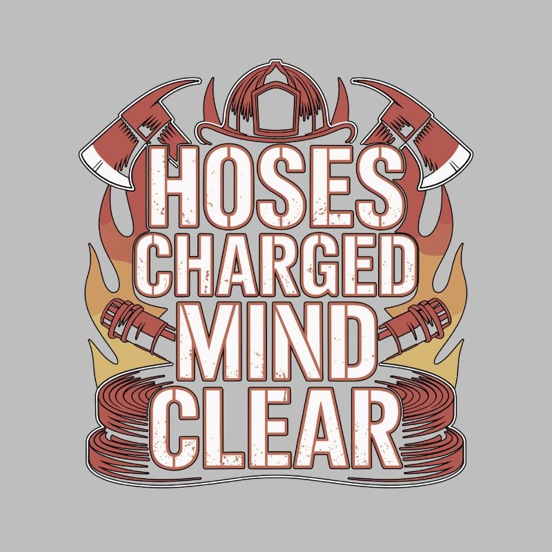 Fire Engineer Hoses Charged Mind Fire Services