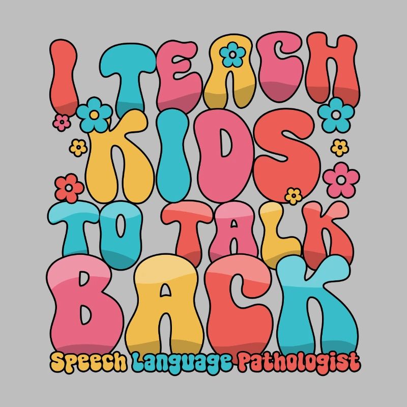 Ich bringe Kindern das Zurücksprechen der Sprachsprache bei