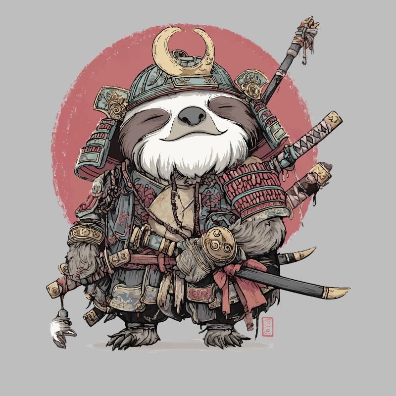 Faultier-Samurai-Rüstung