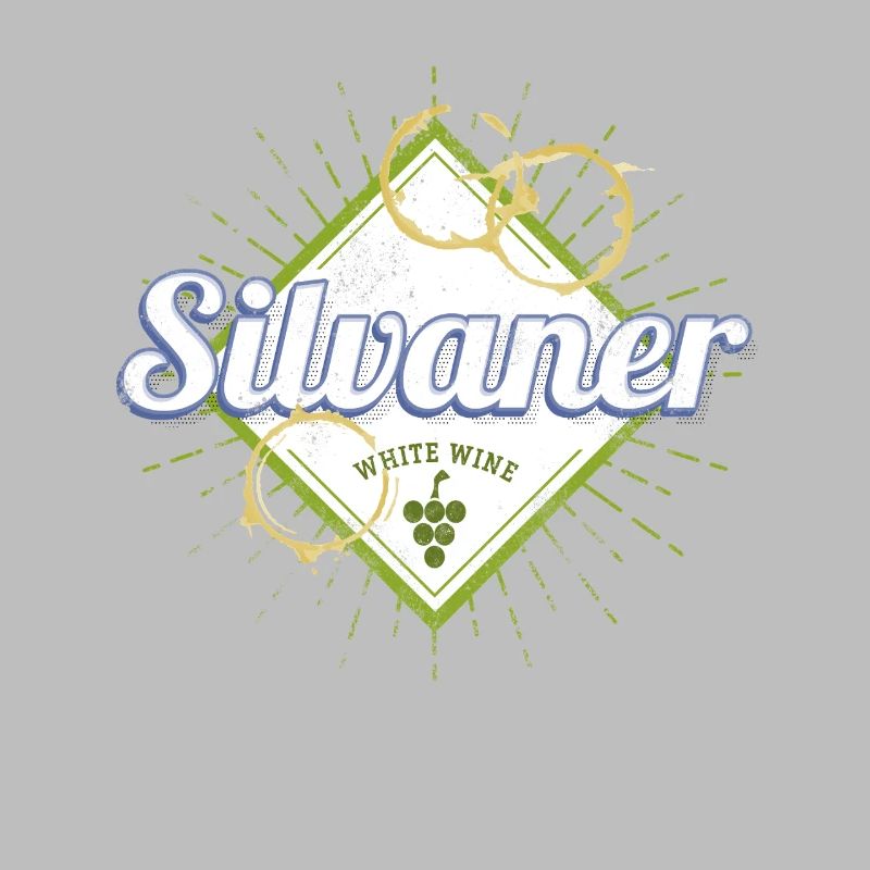 Silvaner with Vine Vintage Wine Drinker Design