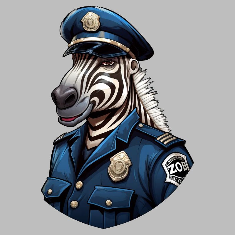 Zebra Policeman
