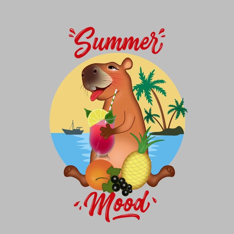 Capybara im Urlaub