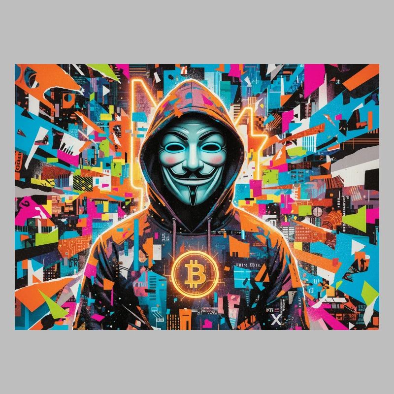 Bitcoin Bazooka - PopArt - Satoshi 3