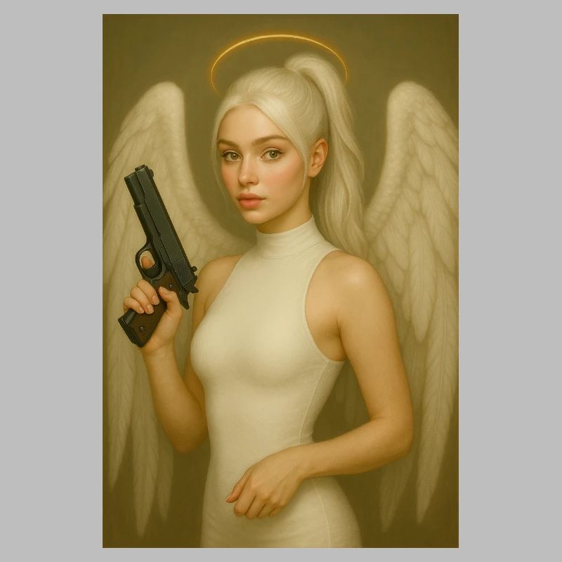 Engel mit Waffe 