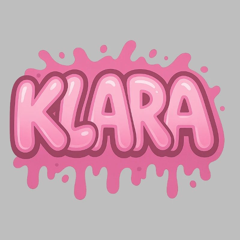 Graffiti KLARA Name, ideal printable gift