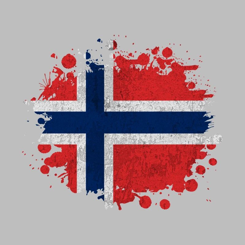 Blobs Norway Norwegian - Flag Gift