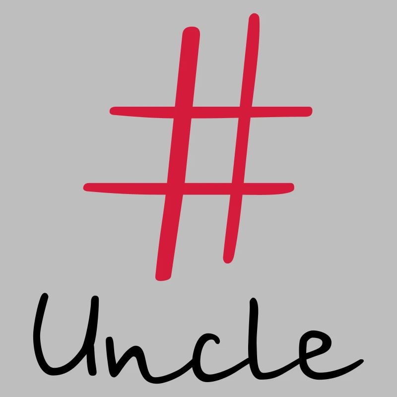 #Uncle Hashtag Social Media I Gift Idea Uncle