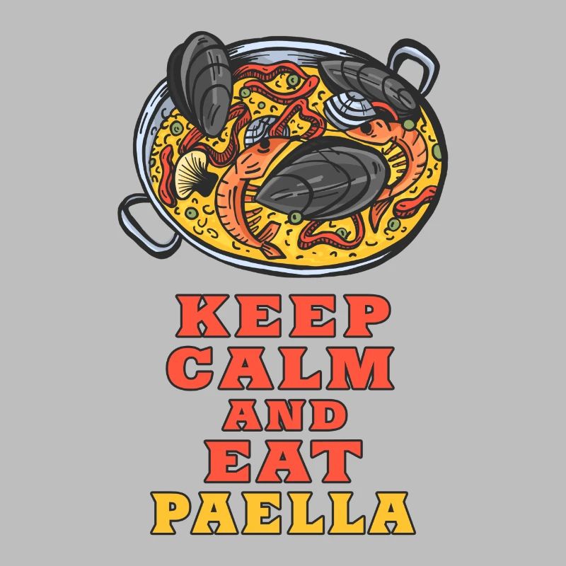 Keep Calm and eat Paella Design / Geschenkidee
