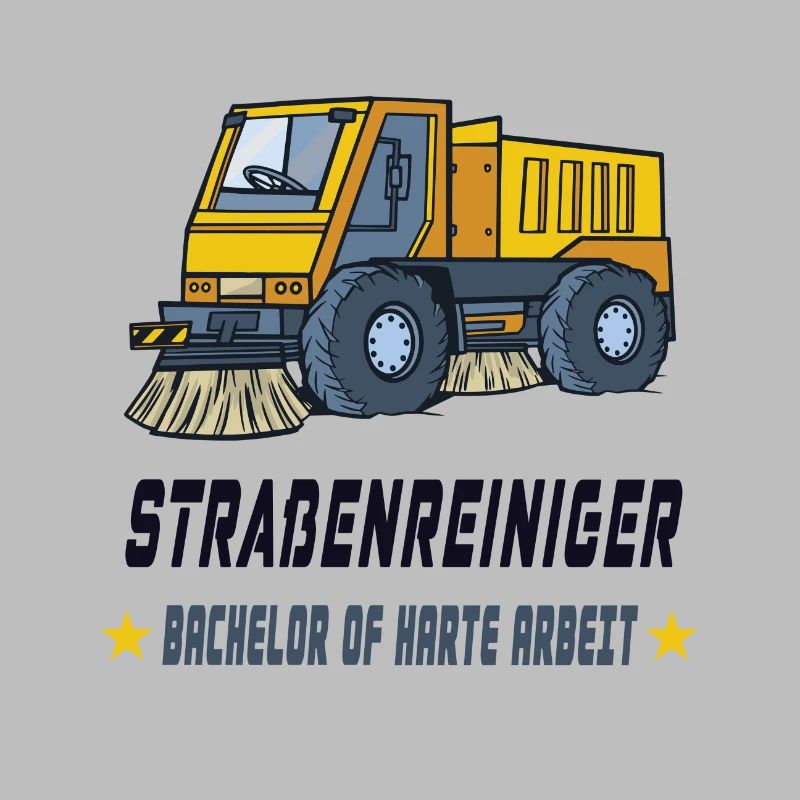 Straßenreiniger Design / Geschenkidee