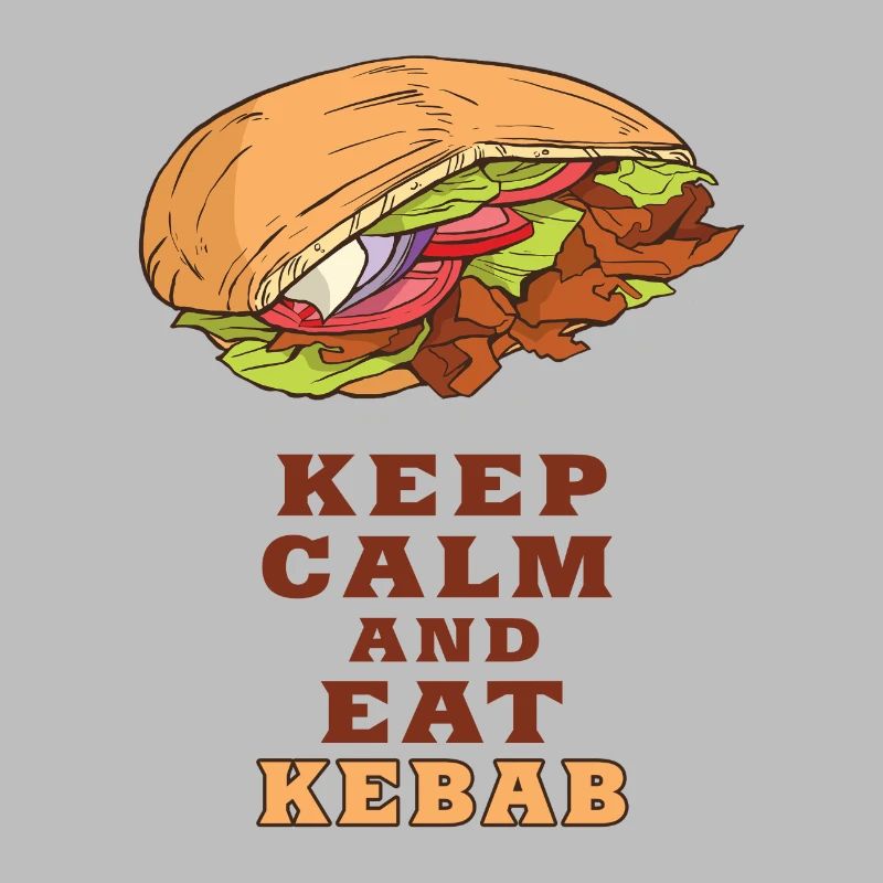 Keep Calm und esse Kebab / Geschenkidee