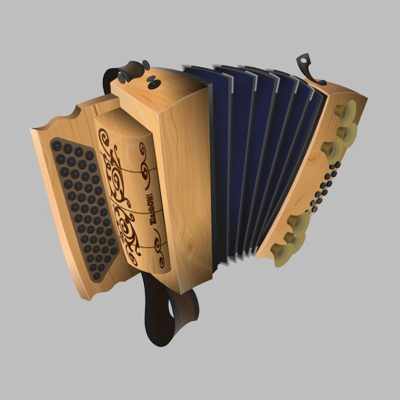 Styrian Harmonica - Swiss Pine/Blue | ZiachON!