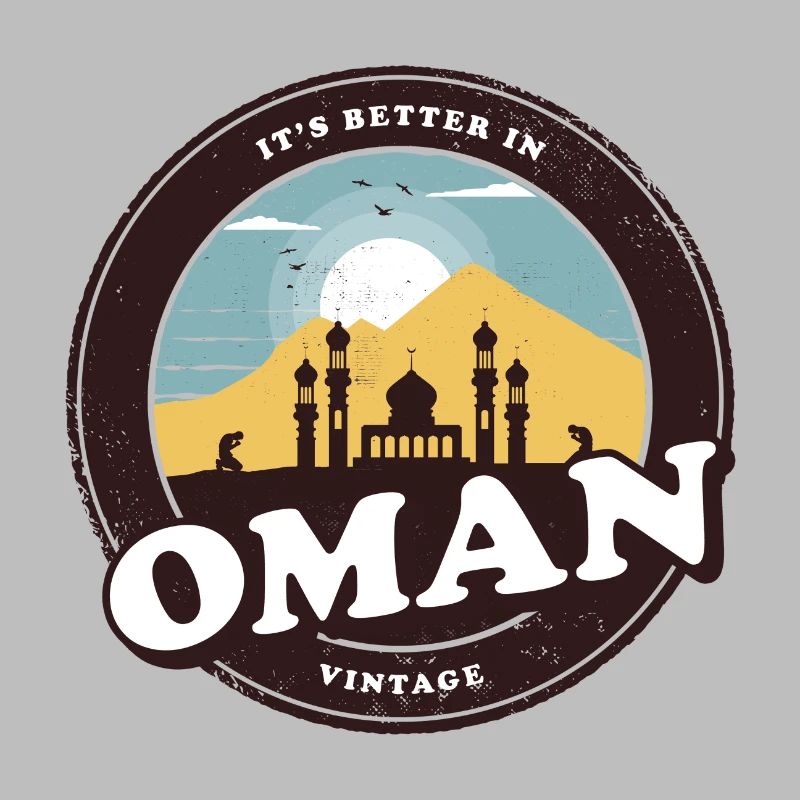 Oman Vintage Moschee Design