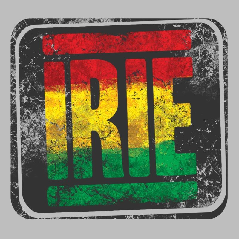 Design rasta authentique avec dégradé