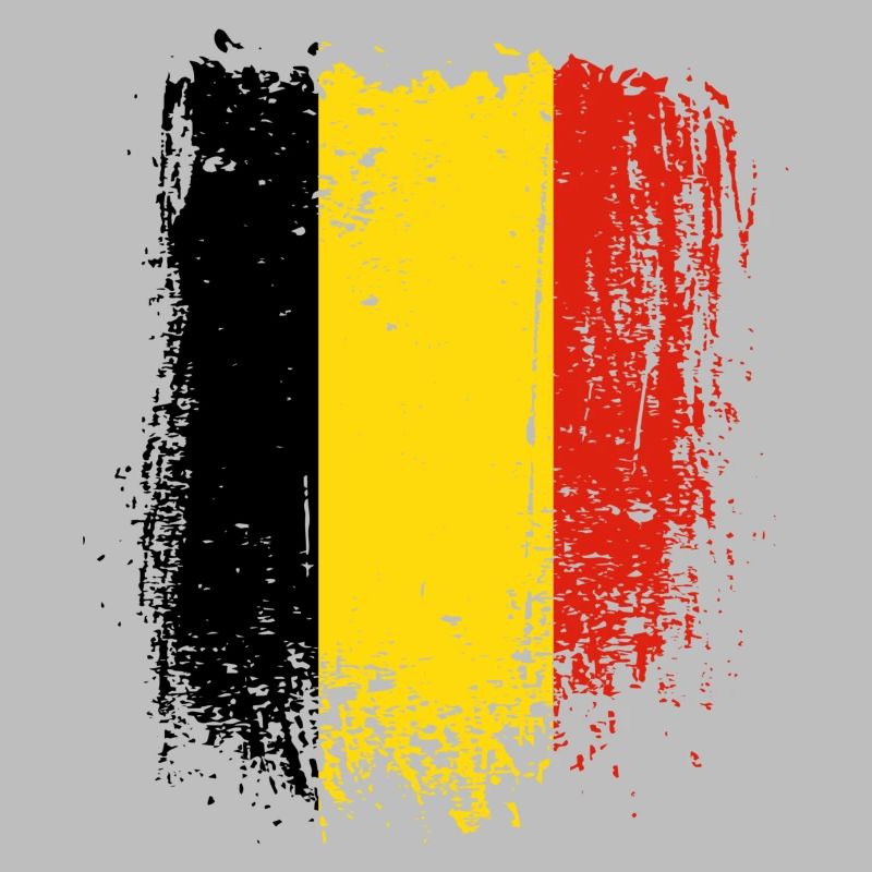 Rayures drapeau belge brossé