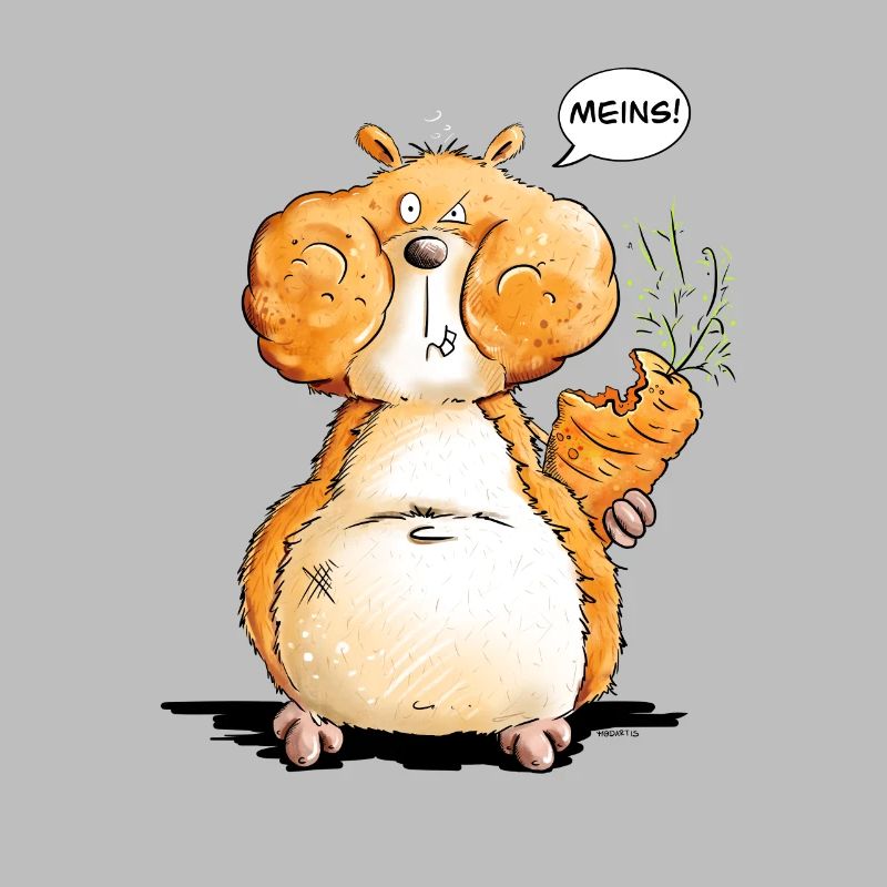 Hamster Mit Hamsterbacke I Spruch Statement