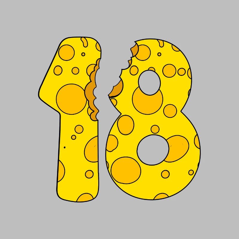 Fromage 18 ans - Cadeau 18e anniversaire