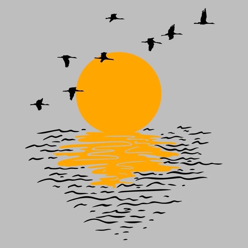 Wild Geese Cranes Spring