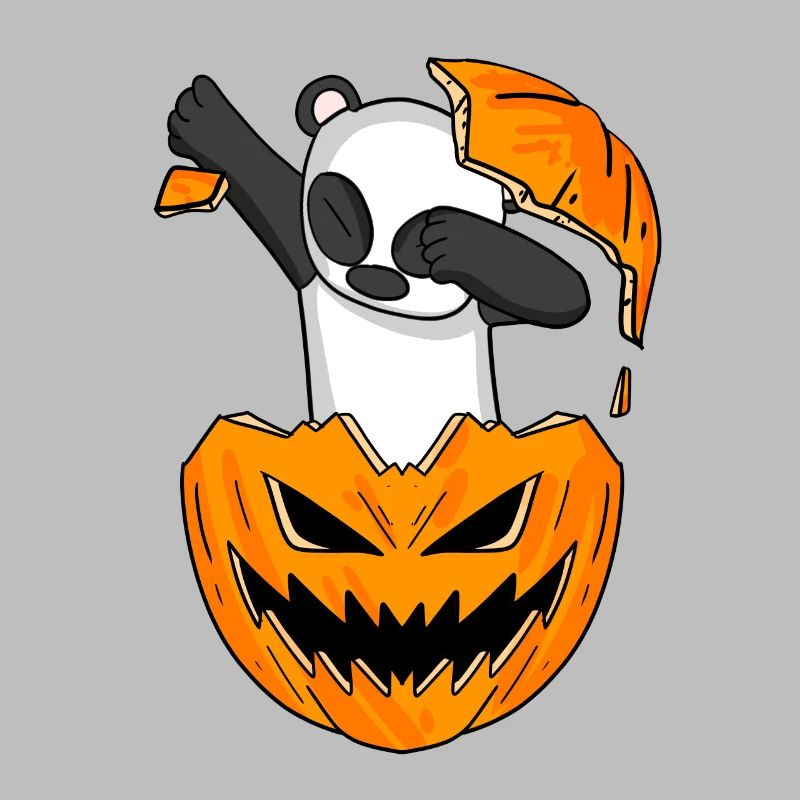 Dabbing Panda Halloween dab Geschenk
