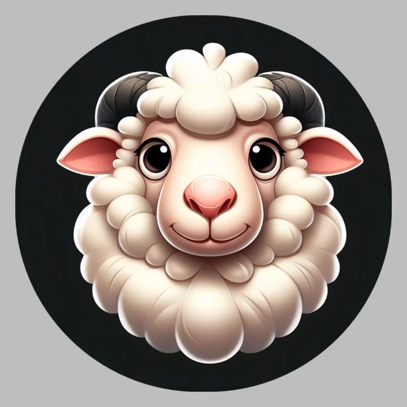 3D Graphic Sheep White