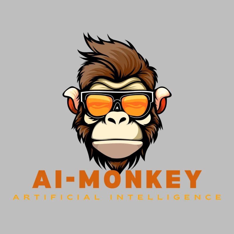 AI Affe mit Sonnenbrille