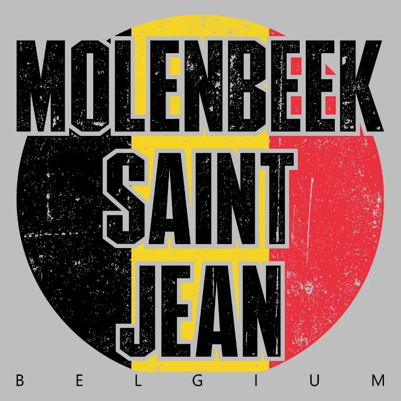 Bold Block Typography with Red Circle