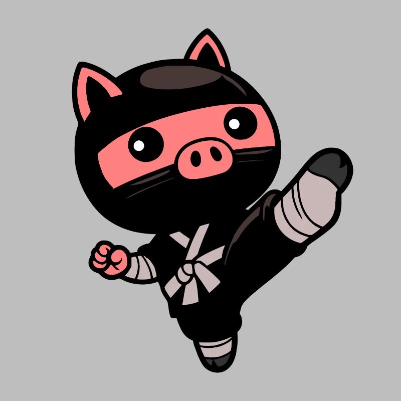 Ninja-Schwein