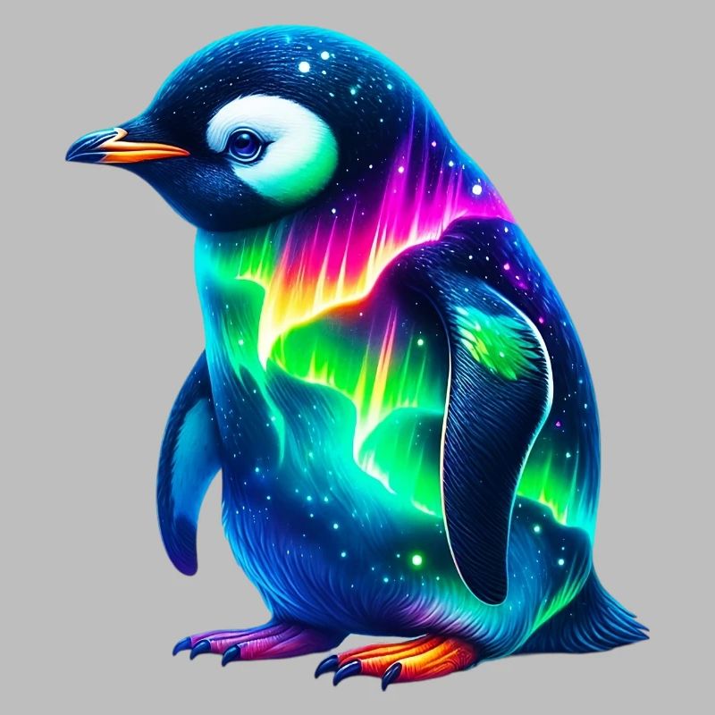 Aurora Borealis Pinguin