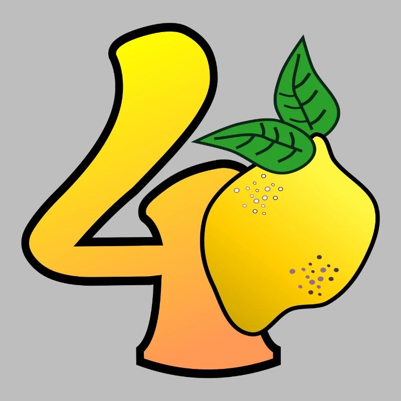40. Geburtstag - Vierzig - Zitronen
