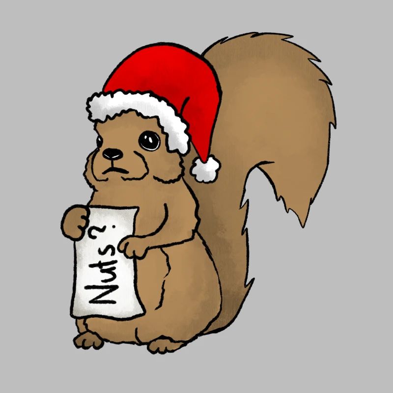 Christmas squirrel
