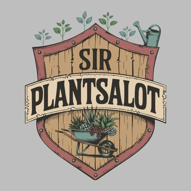 Vintage "SIR PLANTSALOT" Rustikale Männer Gärtner
