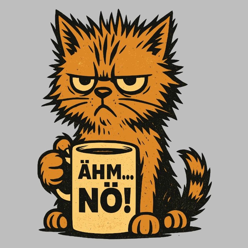 Kaffeetasse – Ähm, Nö - Katzendesign