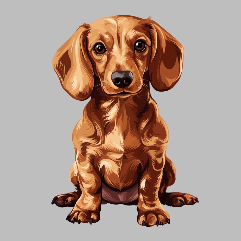 Teckel mignon avec du charme