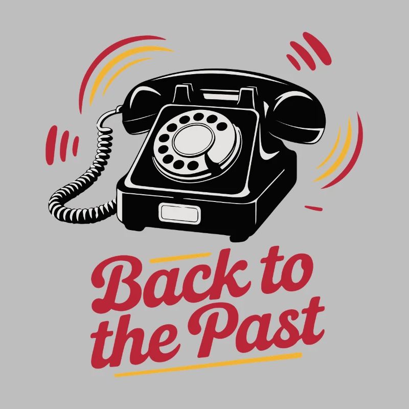 Retro Wählscheibentelefon Nostalgie Design