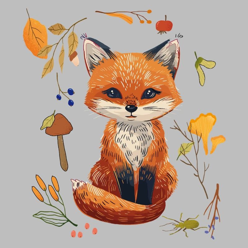 Renard dans la forêt