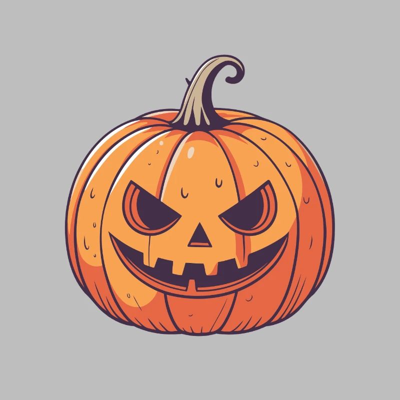 Pumpkin Jack o'Lantern Graphic