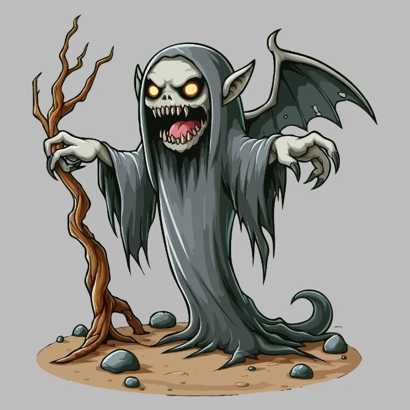 Sensenmann-Banshee auf der Erde
