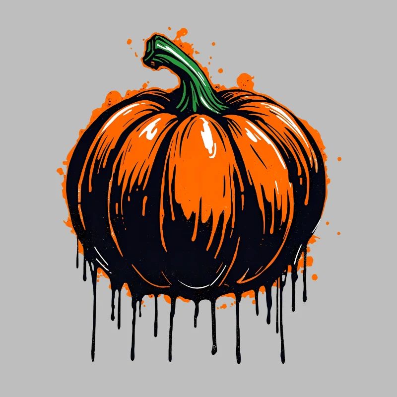 Graffiti Pumpkin - Spooky Halloween Design