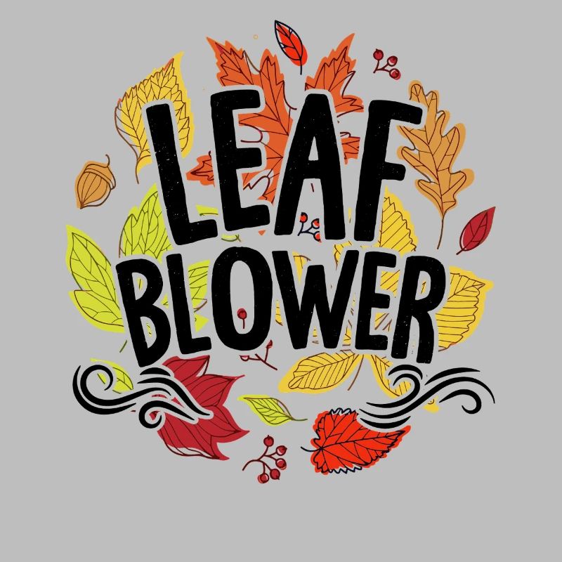 Leaf Blower Autumn Tee