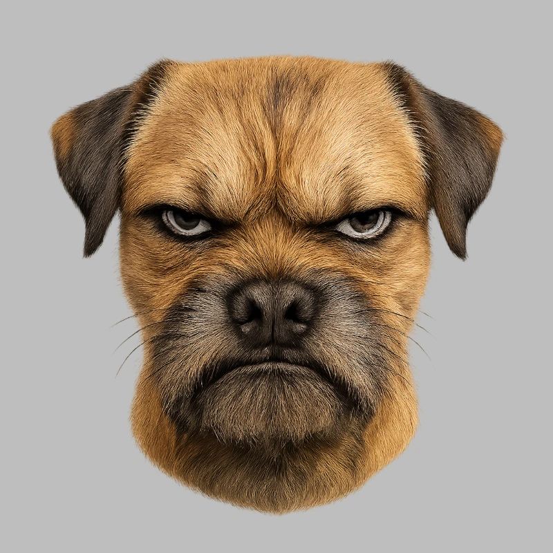 Grim Dog Face | Border Terrier