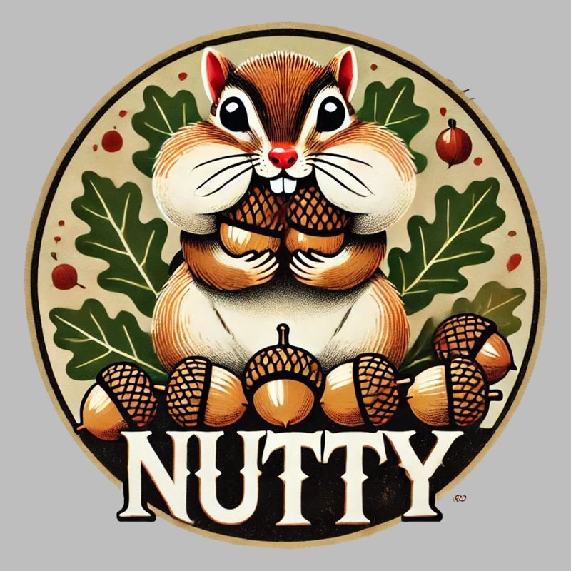 Nutty Chipmunk Harvest Charm