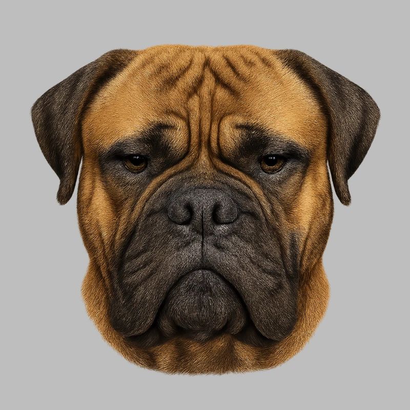 Massive Head Mastiff Portrait