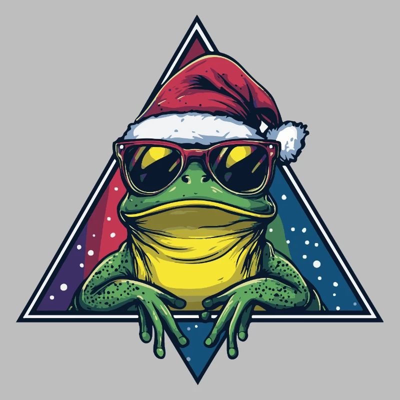 Grenouille dans le Triangle du Père Noël