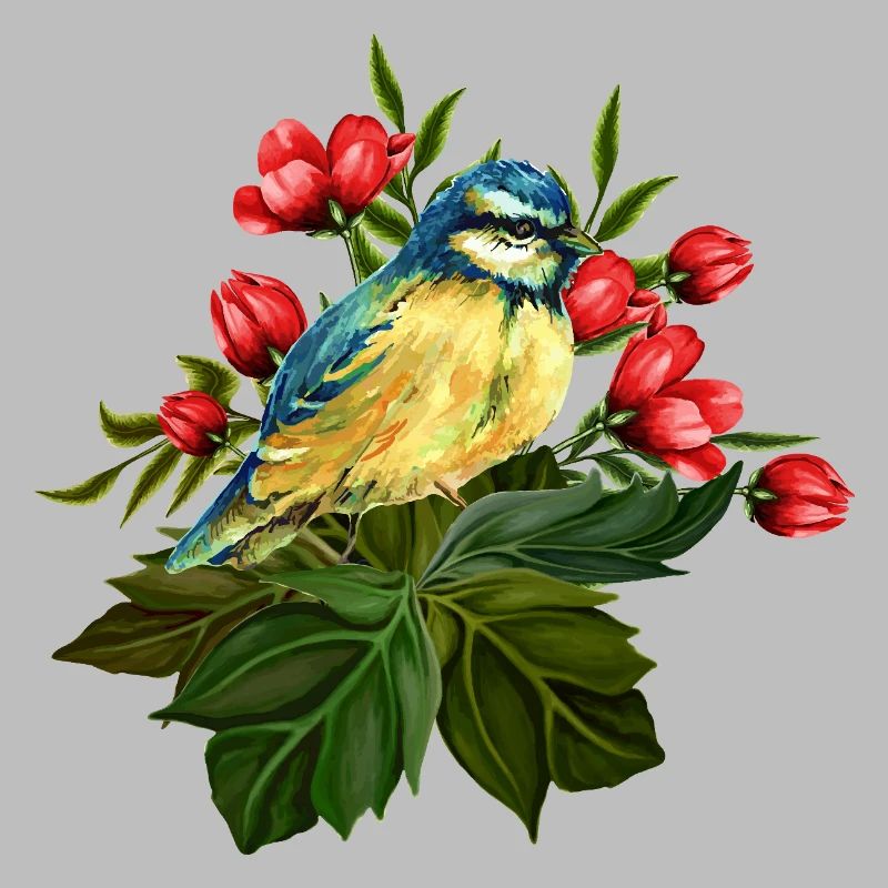 Colorful bird