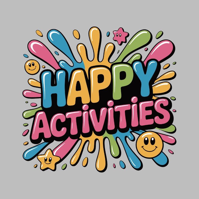 Activités joyeuses Explosion d’éclaboussures
