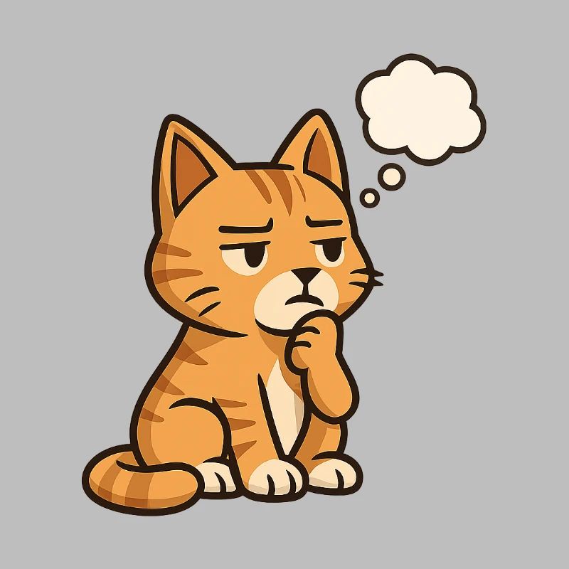 Chat-Réfléchi