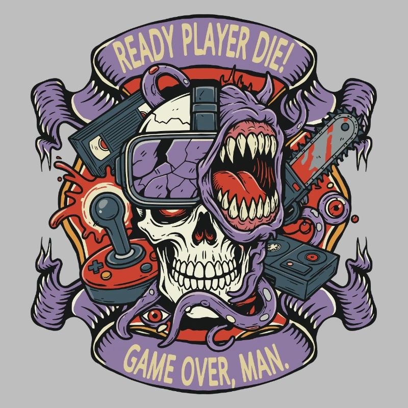 Ready Player Die Schädel