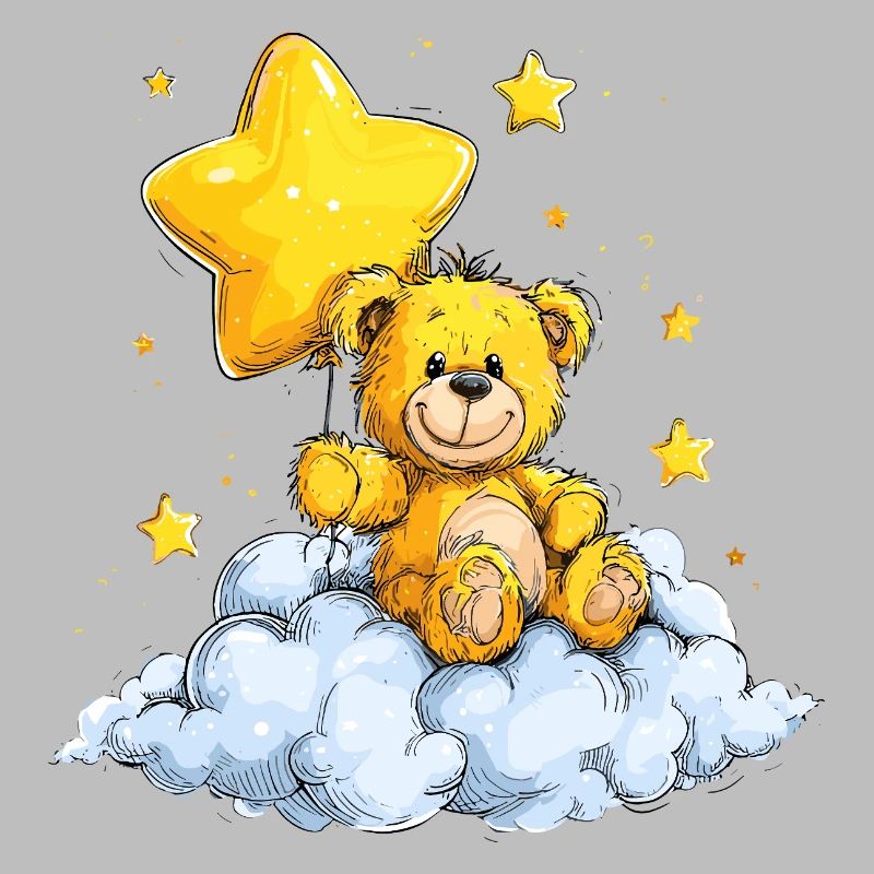 Star Bear on Cloud – Cuddle Dream