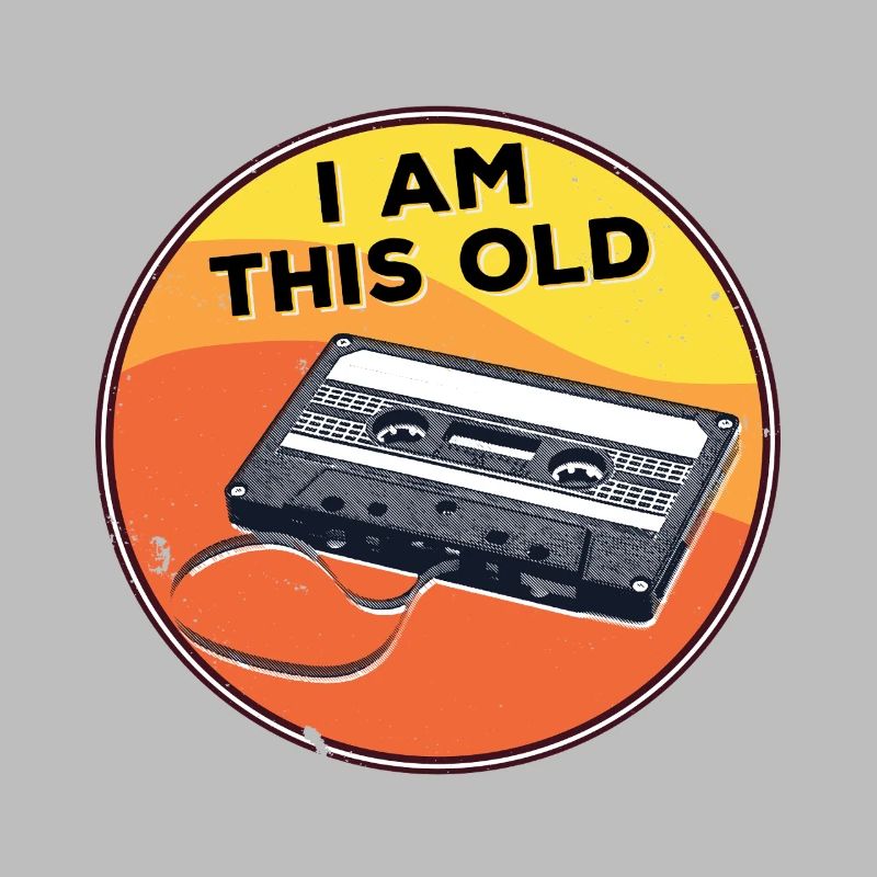 I am this old floppy disk 80s retro