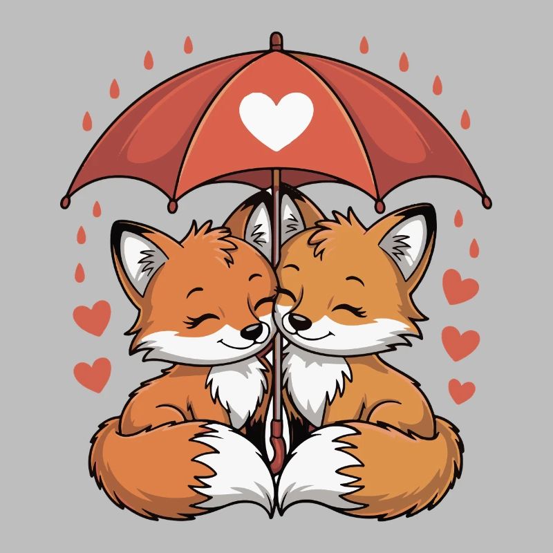 Amour du couple de comics Fox